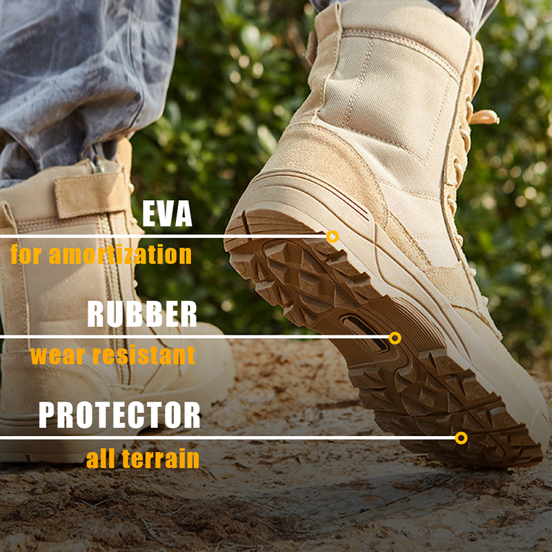 RAPTOR Men's Desert Tactical Military Boots - Image 5