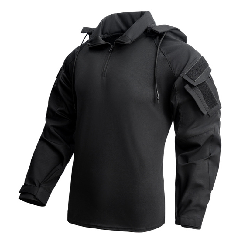 RUGGED Men's Lightweight Hooded Combat Shirt - Image 5