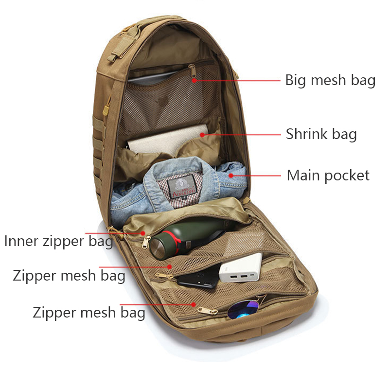 OVERLAND Outdoor 24 Tactical Backpack - Image 2