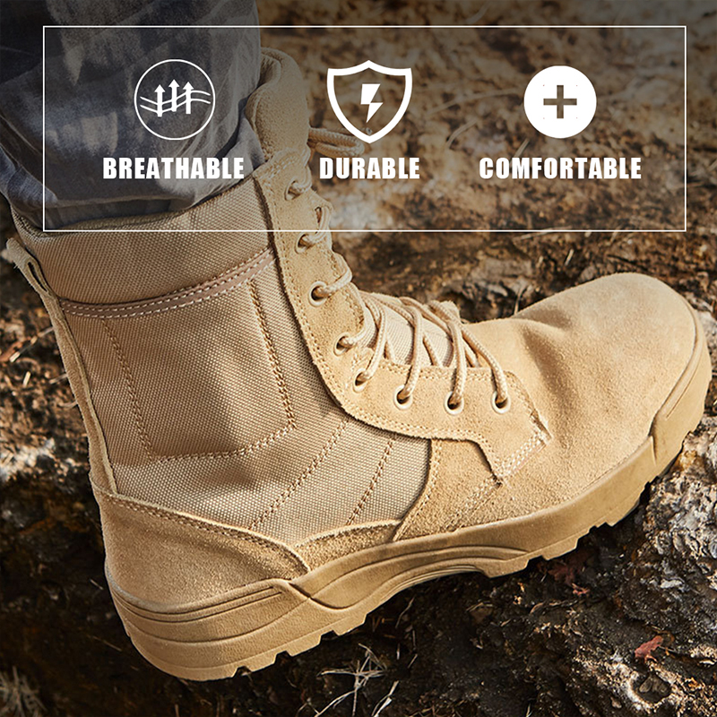 RAPTOR Men's Desert Tactical Military Boots - Image 4