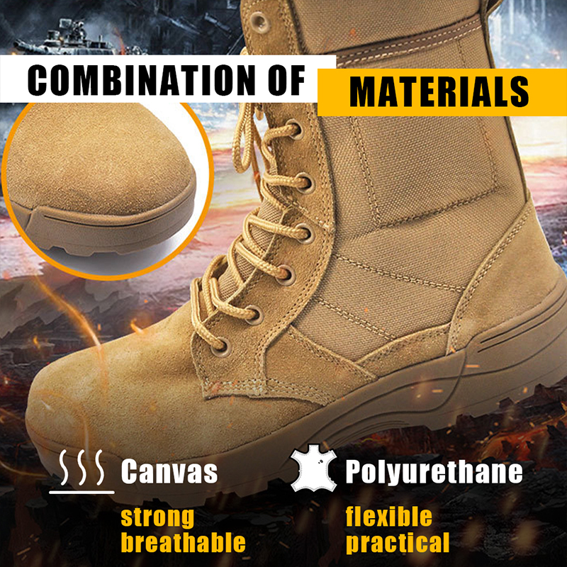 RAPTOR Men's Desert Tactical Military Boots - Image 2