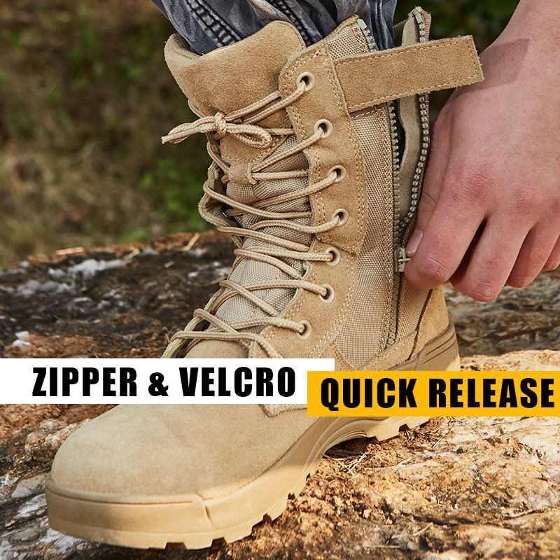 RAPTOR Men's Desert Tactical Military Boots - Image 3