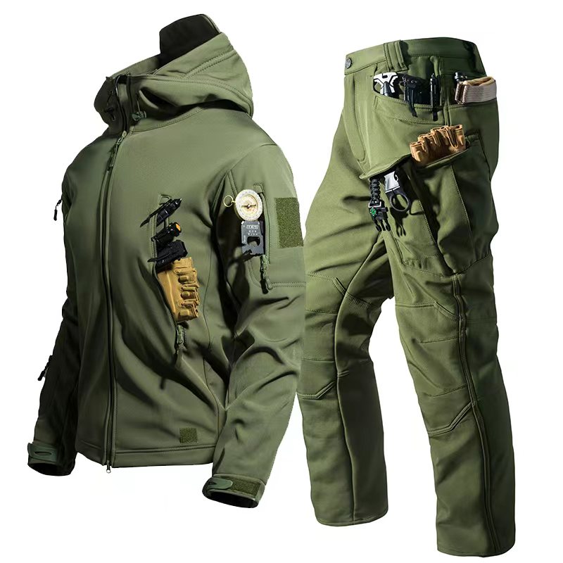 STORM Softshell Clothing Suit Waterproof Tactical Uniform - Image 3