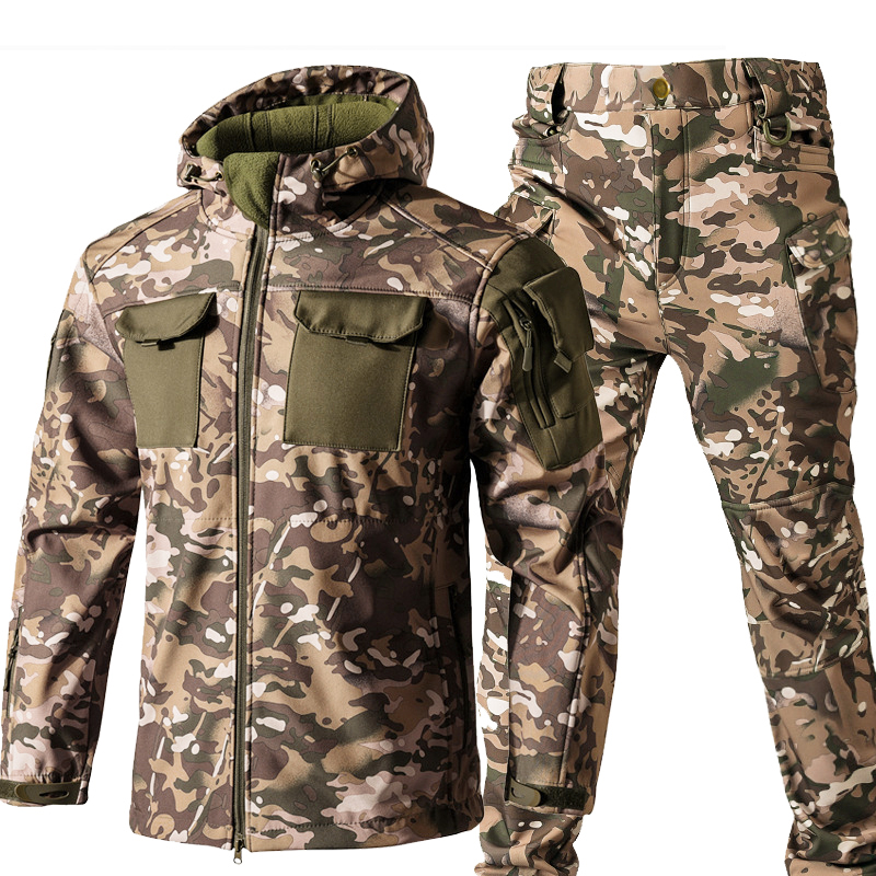 STORM Softshell Shark Skin Set, Windproof Waterproof Military Jacket and Pants - Image 4