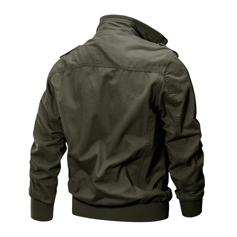 RUGGED Cotton Lightweight Army Winderbreaker Jacket - Image 2