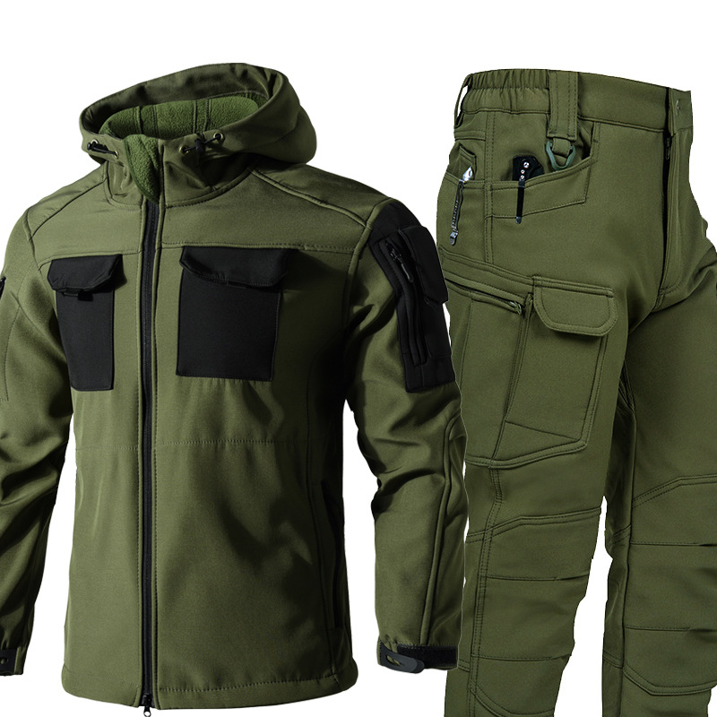 STORM Softshell Shark Skin Set, Windproof Waterproof Military Jacket and Pants - Image 5