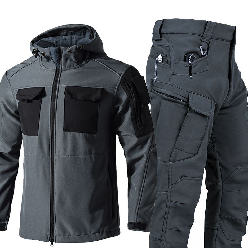 STORM Softshell Shark Skin Set, Windproof Waterproof Military Jacket and Pants - Image 2
