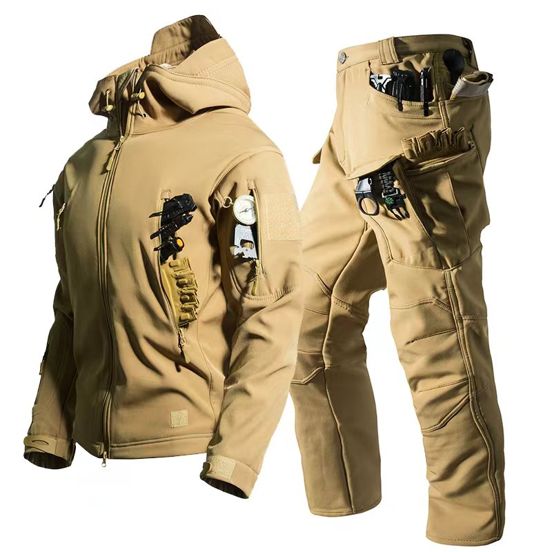 STORM Softshell Clothing Suit Waterproof Tactical Uniform - Image 2
