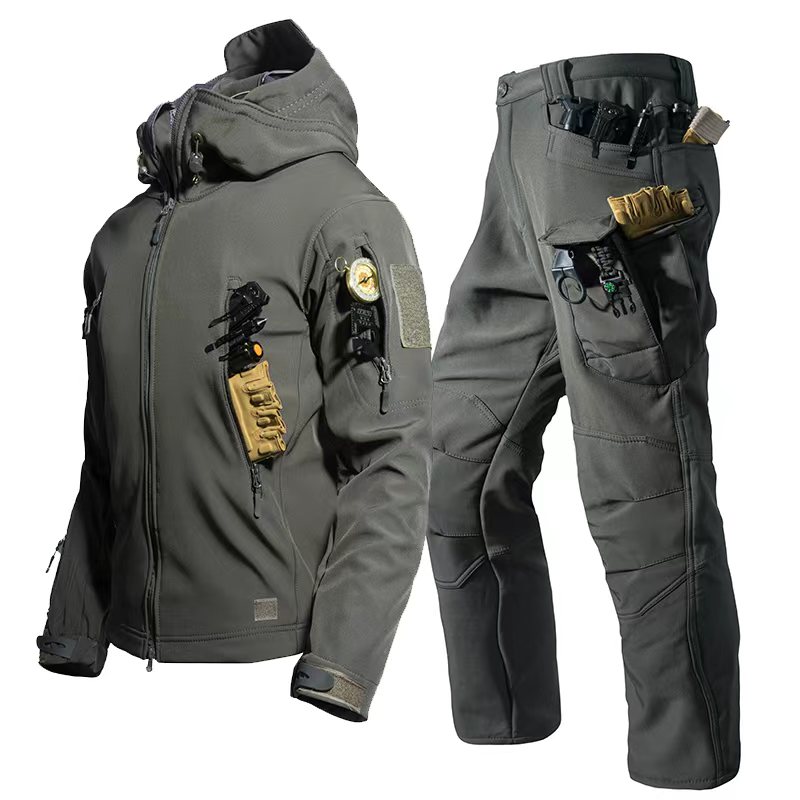 STORM Softshell Clothing Suit Waterproof Tactical Uniform - Image 7