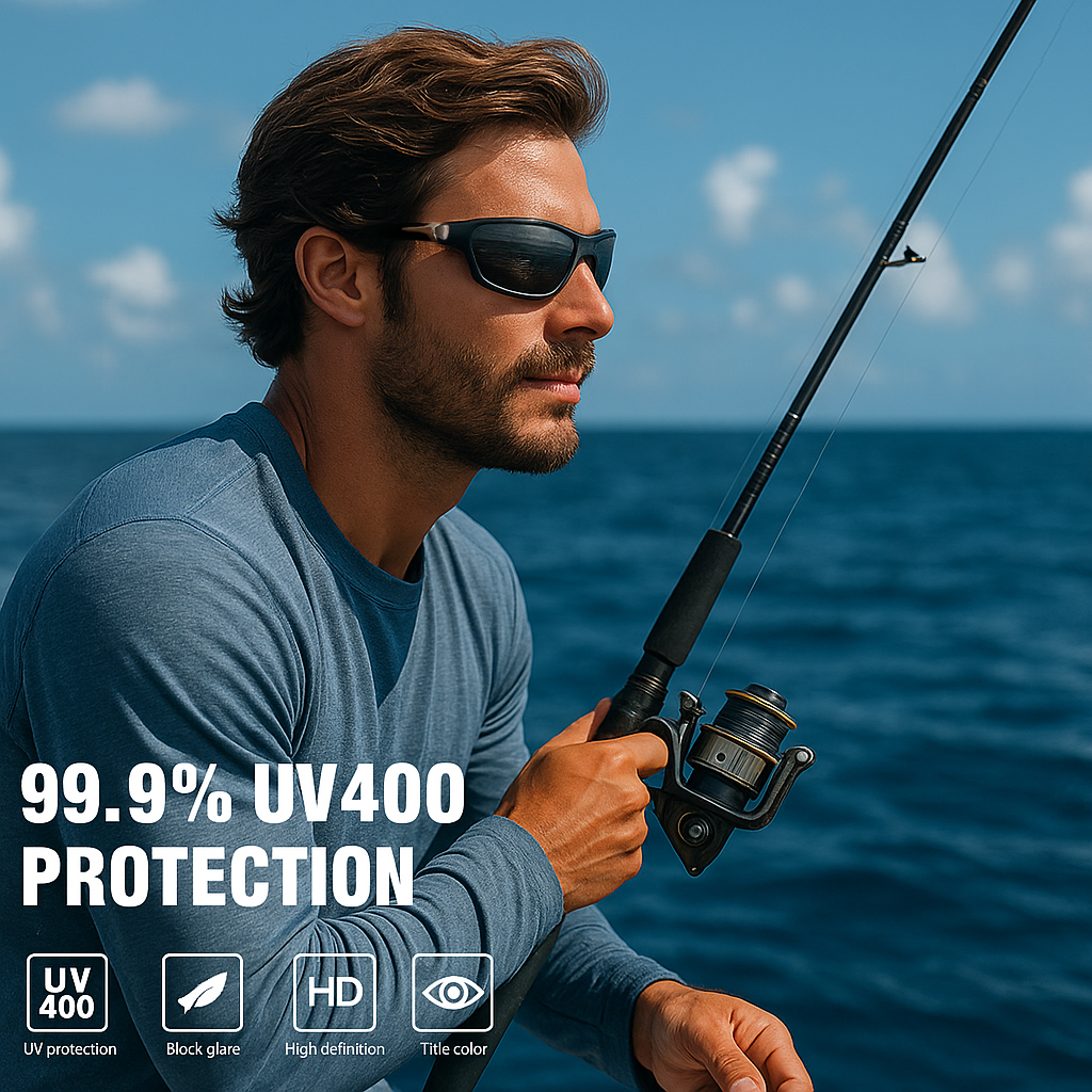 RUGGED 3-Pack Polarized UV400 Protection Sports Sunglasses - Image 3