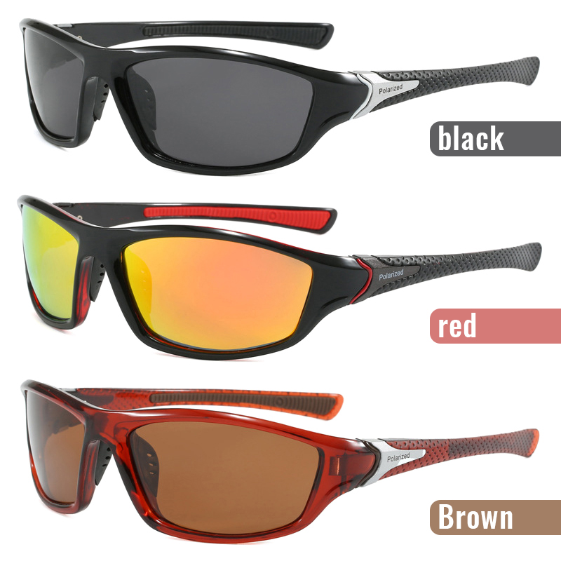 RUGGED 3-Pack Polarized UV400 Protection Sports Sunglasses - Image 12